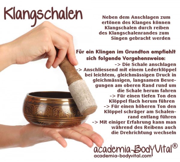 Prämie >89€: Klangschalentherapie Basiskurs